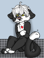 Someone comissioned me to draw Dot on femboy clothes *blu by  artistic_dot -- Fur Affinity [dot] net