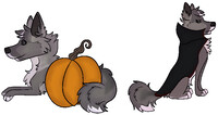 costumed wolfy