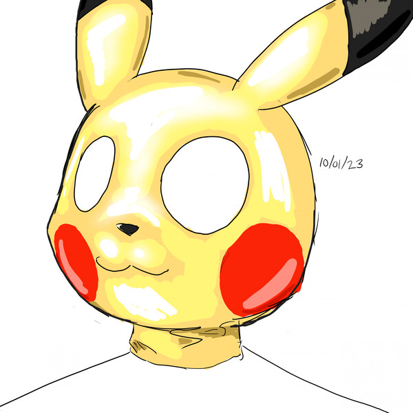 Pikachu (face drawing) by HuskeyNinja on DeviantArt