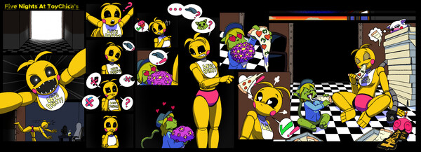 fnaf 2 gang by Blushing_Cactus -- Fur Affinity [dot] net