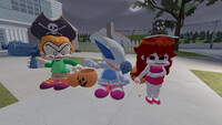FNF cast going trick or treating