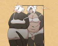 Someone is letting herself go...