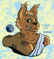 Cool Hyena Guy Wearing Toga!
