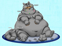 Overeating YCH| CLOSED