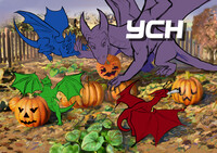 YCH Pumpkin Fever