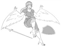 Dragonblade Riven sketch by grizzledcroc -- Fur Affinity [dot] net
