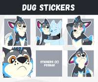 Dug Stickers