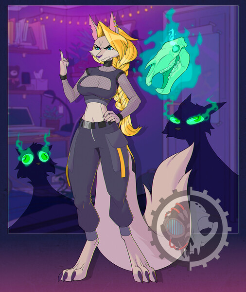 Protogen Adopt: Fae - Set Price (Closed) by CryptidCatCreations on