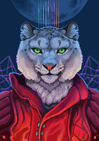 Cyber Snow Leopard by Ashanti