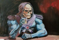 Skeletor at bar