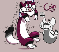 [20 $] YCH's hang in there - long cat Coin