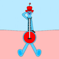 Charlie being shy again