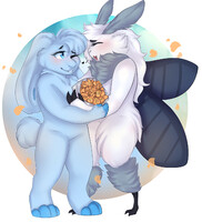 Valentine Kiffy willow art by goddessmara. on discord