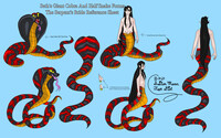 Seth's Full Cobra And Half Snake Reference Sheet