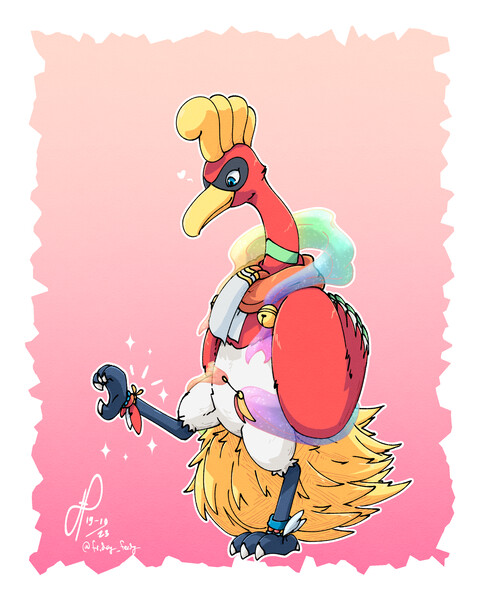 A Feathery Rainbow TF (Ho-oh) (3/3) by CrizBN -- Fur Affinity [dot] net