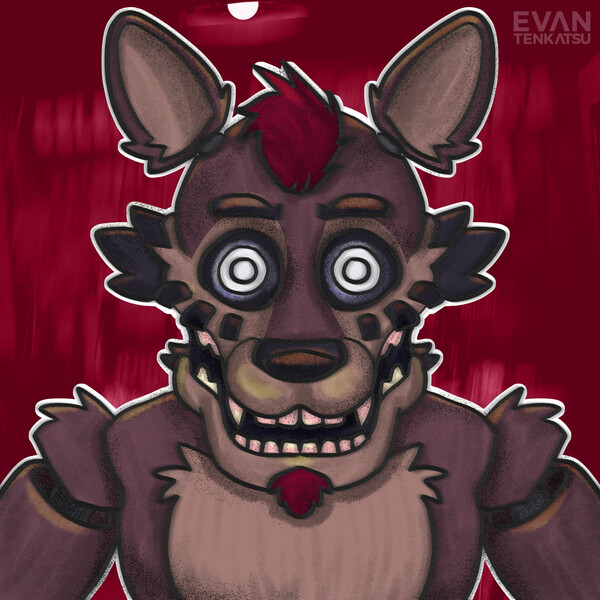 FNaF LGBTQIA+ Icon PFP Withered Foxy in 2023