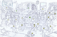 YCH auction Halloween 2023 (One Night at Kelwick's)