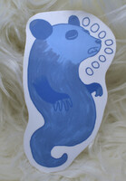 Ghost possum sticker