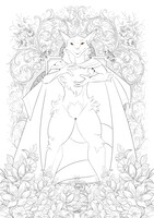 [YCH] Mystical Tarot - Hermit colorless
