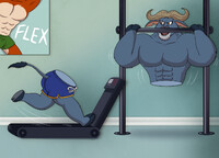 Chief Bogo's Split Gym Workout