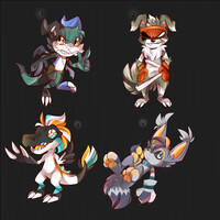 Digimons Batch45: setprice 0/6 OPEN by pikachim -- Fur Affinity