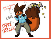 octransfur day 22 - disguise (sfw)