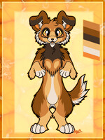 October Pumpkin Pup (SOLD)