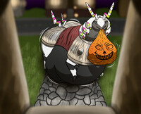 Melon trick or treating