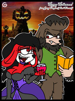 Halloween - Vampire Jenny and Werewolf Carl