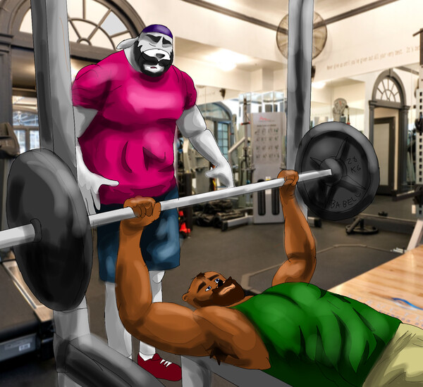 Gym Bro Jason by JasonSnek -- Fur Affinity [dot] net