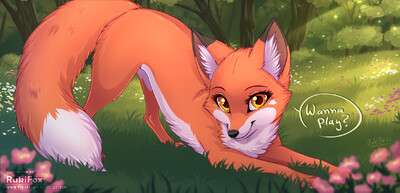 Orange-Pawed by Ranierfoxy -- Fur Affinity [dot] net