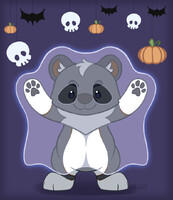 Completed "BOO!" ych