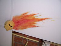 flaming alarm