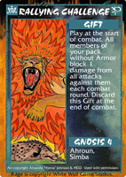 Rallying Challenge for Rage CCG