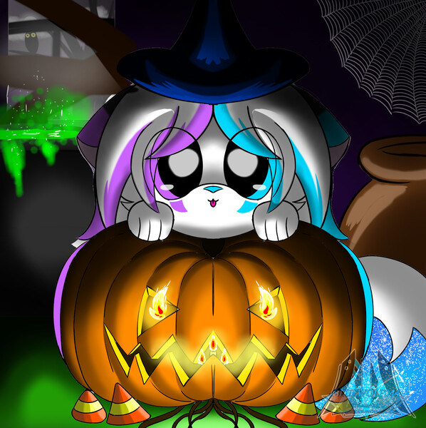 Halloween Hisses Speed Draw! by KaidasKingdom -- Fur Affinity [dot] net