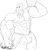 Weretober Day 9 (Cuttlefish)