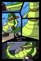 Vector's Dinner Date (2/2) (art by Otterly-Tasty)
