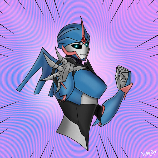 Transformers prime: Arcee in color by TheBrave -- Fur Affinity [dot] net