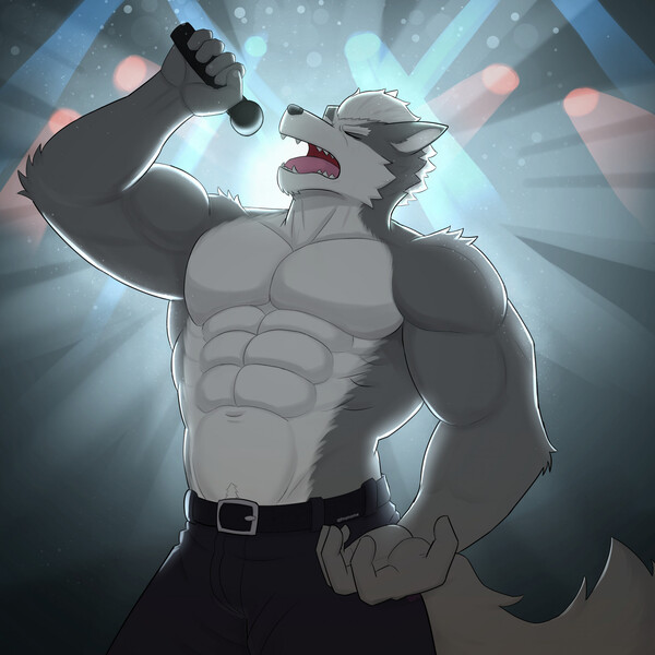 Buff Mr. Wolf by Andrew_Wolf -- Fur Affinity [dot] net