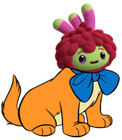 Otis from Abby Hatcher Dressed as Toulouse from Aristocats