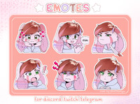 Custom emotes commission°｡ ✧