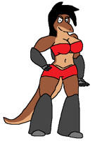 Delilah the herm lizard balloon