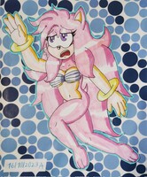 R: Ribbon swimming to the surface