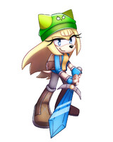 Madeline the Hedgehog Normal Outfit (No white background)