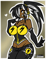 Sexy Pokedex- Electric Energy Card