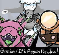 Guys Look It's Peppino Pizza Tower!