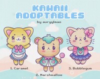 [3/3 OPEN] 10 EUR KAWAII ADOPTABLES 🍭