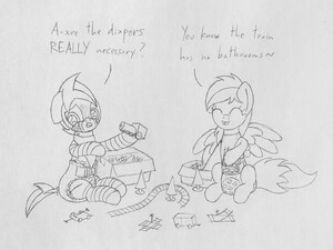 A Sweet Baby Delivery (TOTS x MLP) by SweetieLover -- Fur Affinity [dot] net