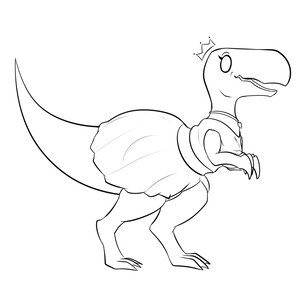Pixilart - Giant Dino Chrome by KaitoLv