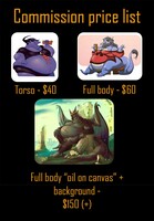 Comission Price List